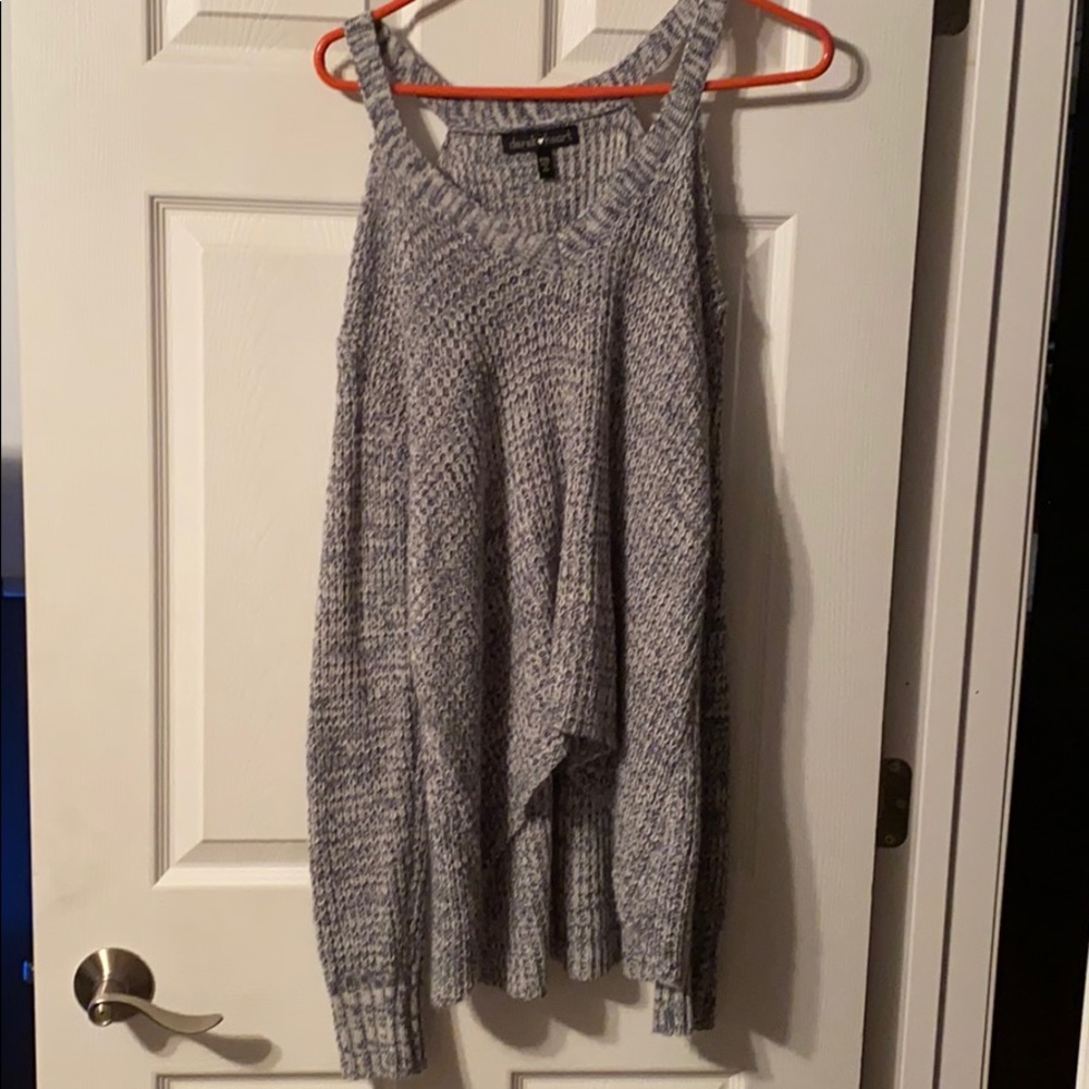 open shoulder long sleeve